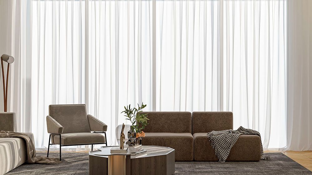 Adelaide curtain fabric Coco for blockout or sheer. Coco fabric for Adelaide curtains, suited to curtain Adelaide blockout curtains, sheer curtains, motorised setups.