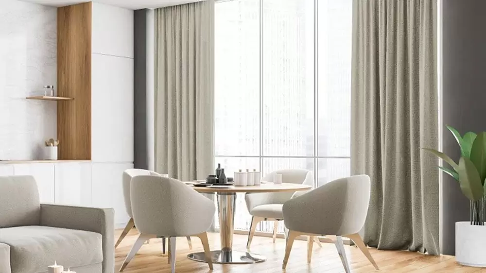 Adelaide curtain fabric Soleil for blockout or sheer. Adelaide curtains in Soleil fabric for curtain Adelaide, suited to blockout curtains, sheer curtains, motorised options.
